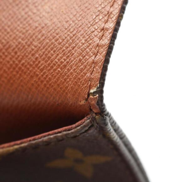 LOUIS VUITTON Brown Monogram Leather Shoulder Bag - Picture 6 of 9